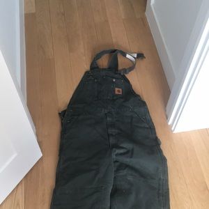 NWT CARHARTT QUILT LINED OVERALLS